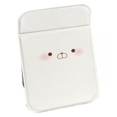 코다치프 예쁜 탁상거울 스몰 10.5 x 7 cm, 화이트