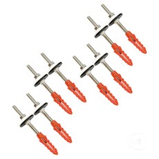 plusbrand 浴室Plus 洗臉盆錨栓 浴室配件 洗手檯錨栓組, 4套