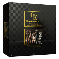 머천트앰버서더 그랜드마스터 카스파로프 실버 브론즈 체스 세트, 1세트