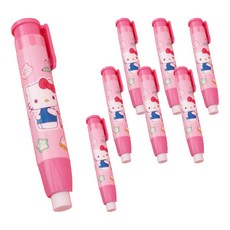 산리오 캐릭터즈 노크식 지우개, 8개, 헬로키티
