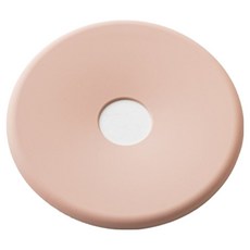 리빙사냥 북유럽 실리콘 컵받침, 핑크, 1개