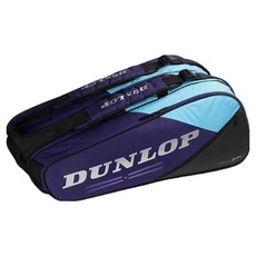 DUNLOP 26 FX PERFORMANCE 8RKT 球拍袋 10369990, VIOLET + BLACK + CYAN, 1個