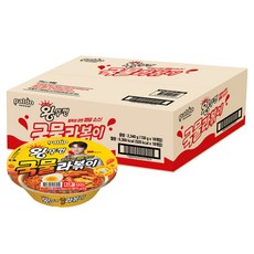 왕뚜껑 국물라볶이, 130g, 18개