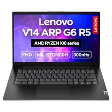 레노버 2026 V14 ARP G6 R5 라이젠5 라이젠 100 시리즈, Business Black, 83UT0003KD, 256GB, 16GB, Free DOS