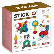 스틱오 피카부 도그 앤 캣 세트 27p, 혼합색상, 1세트