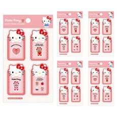 산리오 캐릭터즈 포토프레임 스티커, 01 헬로키티, 5개
