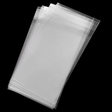 문구담 카드 프로텍터 비닐 슬리브 06 밀봉형 0.1 x 65 x 90 mm, 투명, 400개
