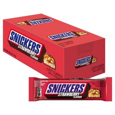 SNICKERS 士力架 草莓味棒 15入, 600g, 1個