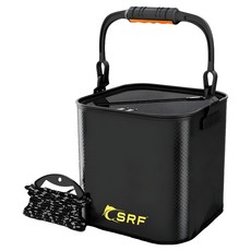 SRF 다용도 접이식 멀티 휴대용 두레박 PRO, 블랙
