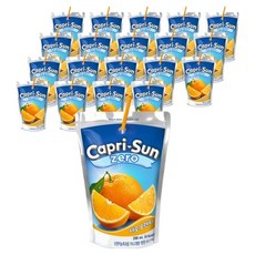 카프리썬 제로 오렌지 음료, 20개, 200ml