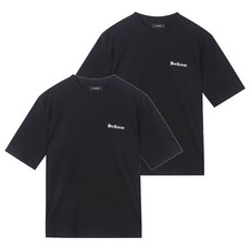 버커루 남녀공용 로고 반팔 티셔츠 B255Z1092P 2p