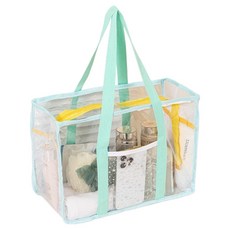 Block Mart 多用途透明PVC防水沐浴包, 綠色