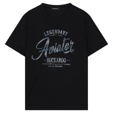 버커루 남녀공용 아스킨 스탠다드핏 아트웍 반팔 티셔츠 B252Z1006P