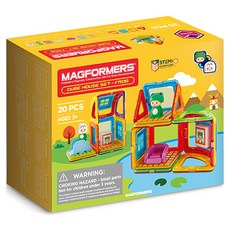 맥포머스 큐브하우스 개구리 세트 20p, 혼합색상, 1세트