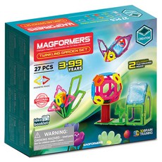 MAGFORMERS 閃亮花園套組 27p, 混合顏色, 1套