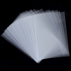 문구담 카드 프로텍터 비닐 슬리브 11 오픈형 0.2 x 61 x 88 mm, 투명, 400개