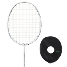 요넥스 스트링 작업 4U BG80 26 나노플레어 넥스테이지 배드민턴 라켓 화이트 헤드커버, 1개, NF-NT