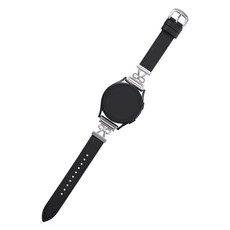 w9999 相容 Ribbon Link 錶帶 20mm, 黑色, 1個