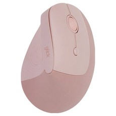 지클릭커 오피스프로 버블 휠 블루투스 인체공학 손목보호 버티컬 무선 마우스, 핑크, OPV20