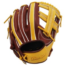 Buckler 內野手套 右投用 FP 1175DW-07, 1個, 摩卡 + 黃色