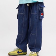 쿠르나르 INTER 카고 블록 데님팬츠