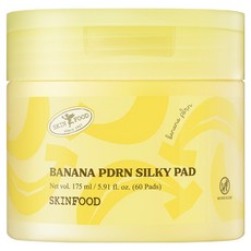 스킨푸드 바나나 피디알엔 실키 패드, 60매입, 175ml, 1개