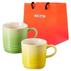 르크루제 카푸치노 머그컵 200ml 2종 BULK 쇼핑백 S, 솔레이, 팜, 1개