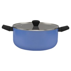 도루코 인덕션 퓨어 라이트 IH 양수 냄비, 1개, 애쉬블루, 28cm