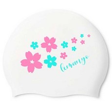 르망고 실내외 수모 윈디 블라썸 2170, White, 1개