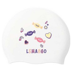 LEMAnGO 室內外泳帽 Mychew 可愛糖果 4186, 1個