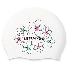 르망고 Flota Pink Mint 수영모 5235, 화이트, 1개