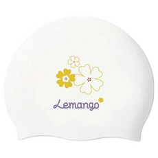 LEMAnGO 室內外泳帽 Glory Days 4176, 白色, 1個