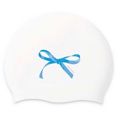 LEMAnGO Chou Cobalt Blue 泳帽 4218, 1個, 白色