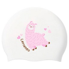 르망고 실내외 수모 핑크 몽글 5686, White, 1개