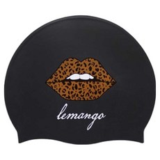 LEMAnGO 室內外泳帽 Temptation Neoprene 2123, 黑色, 1個