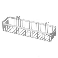 더자카 304 스테인레스 물빠짐 수저통, 실버, 1개