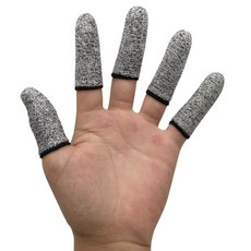 코오미 수예용 작업용 손가락 보호 안전 골무 6W0063, 40개, 블랙 + 화이트