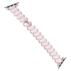 젤센 스마트워치 젤리 스프링 루프 스트랩 38 / 40 / 41 / 42 mm, 젤리핑크, 1개 젤리핑크, 1개