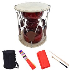 Soom Music 成人用傳統長鼓 四物農樂 韓國國樂樂器 含鼓棒 全套組, 05 一字 4寸, 1個