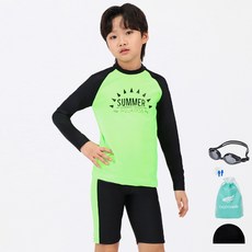aquatica 防曬泳衣 一般用 泳鏡 5件組 AQA312