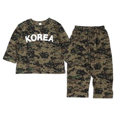 아동용 군인 간편 상하의 세트