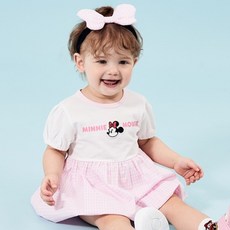 Disney 迪士尼 baby 迷你連身裙 + 安全褲 + 髮帶套組
