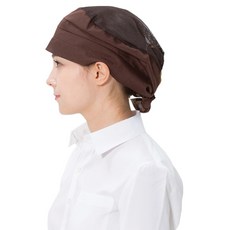 Yekyeong 半網眼頭巾 5入, 棕色(PO-0012), 1個