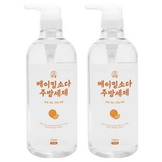 固執小蘇打廚房洗潔精 柳橙香, 2個, 750ml