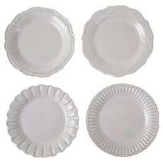 모던하우스 리엔느블랑 접시 D17 4종 세트, 그레이, 1세트, 접시 4종