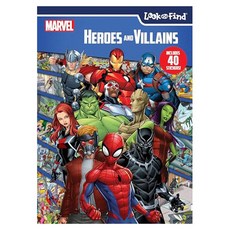 Look and Find : Heroes and Villains Marvel Spider-man Avengers Guardians and More!