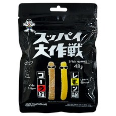 왕왕 스파이대작전 스틱젤리 콜라 / 레몬맛, 48g, 1개
