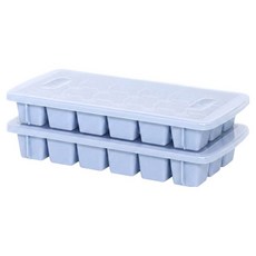 리빙선데이 아이스트레이 18구, 블루, 2개