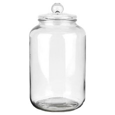 플라라 멀티 클리어 글라스 저장병, 1개, 5L
