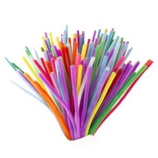 홀리픽 레인보우 모루철사 17색 만들기 DIY 200개입, 혼합색상, 1세트